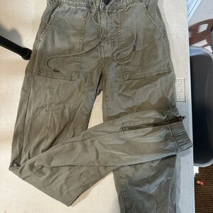 American Eagle Outfitters Olive Drawstring Joggers